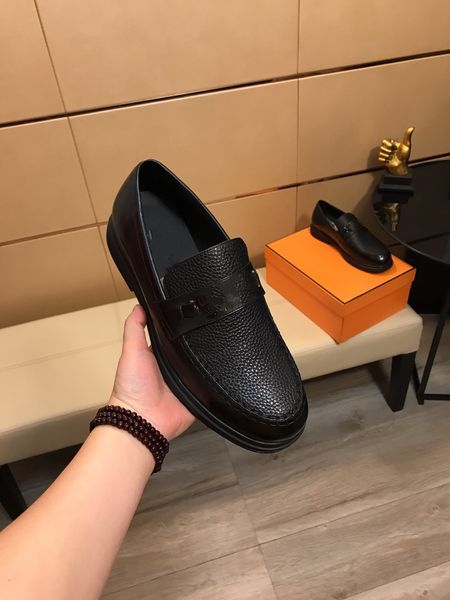 

casual shoes for men women new italy brand fashion luxury high rs breathable leather dress sneaker hy0105, Black