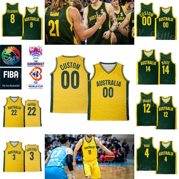 

print australia 23 world cup basketball 11 jock landale jerseys 12 xavier cooks 4 matisse thybulle 11 daniels 8 matthew dellavedova 3 josh g, Black;red