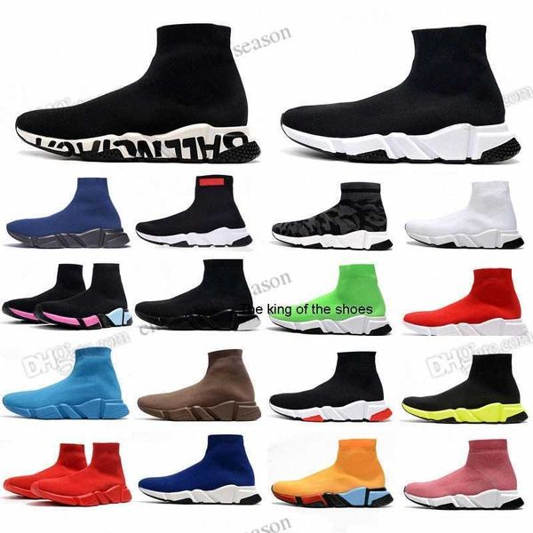 

fashion designer socks speed 1.0 casual shoes platform mens runner black white sock shoe master womens sneakers classic speeds trainer sneak