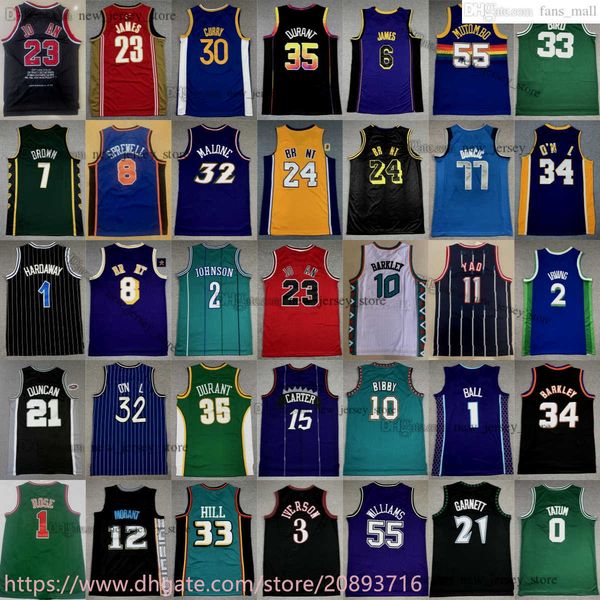 

mitchell and ness 1993-94 basketball penny hardaway jersey jason williams david robinson walt frazier rajon rondo cade cunningham kawhi leon, Black;red