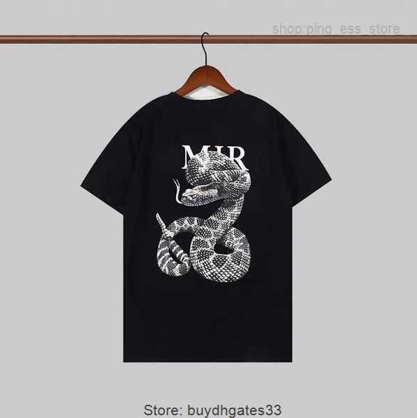 

luxurys amirly 2023 t shirt letter men's t-shirts summer tshirts shirt fashion t shirts mens brands designers tees man s street shorts, White;black