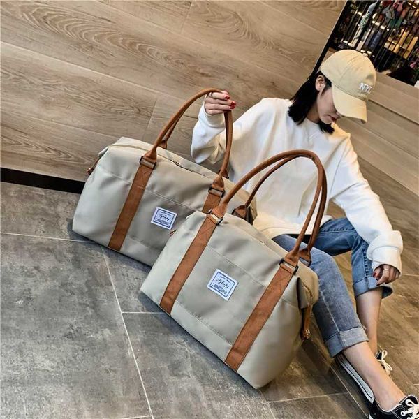 

2022 new sports fitness bag dry and wet separation waterproof luggage bag large capacity travel bag portable storage bag