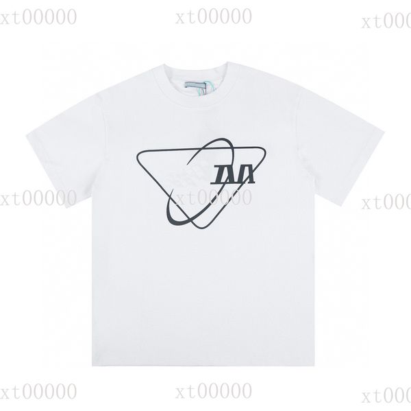 

23ss designer letter printed t shirts tee sweatshirt fashion high street short sleeves summer casual t-shirt breathable men women crew neck, Black;brown