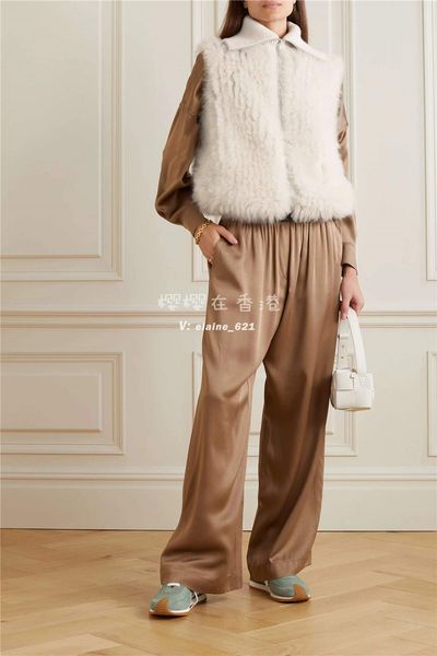 

women vests brunello cucinelli spring and summer rib cashmere vest coats, Black;white