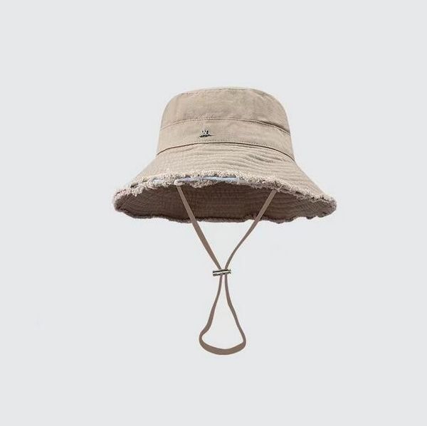

2023 designer women's men's hat blue white pink coffee black solid thin drawstring nylon canvas luxury travel hat, Blue;gray