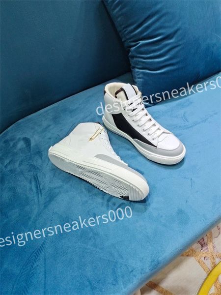 

2023 designers sneaker casual shoes white black leather women's mens high-quality flat lace up trainers sneakers size 35-46