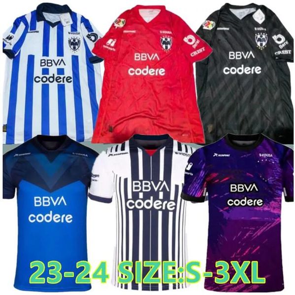 

2023 2024 club world monterrey soccer jerseys rosa version liga mx special rayados r.funes mori m.meza v.janssen akeloba s.vegas 23 24 footb, Black;yellow