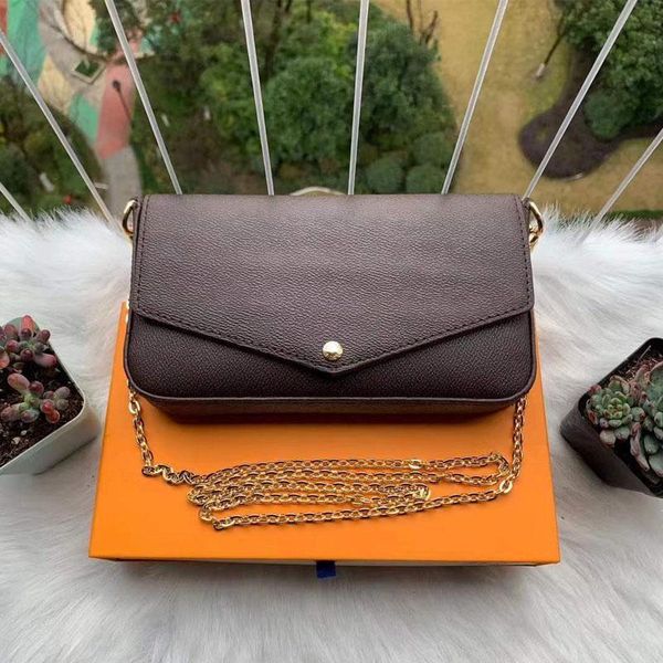 

1 -13a luxurys bag favorite multi accessories 3 pcs /set women crossbody purse messenger bags handbags flowers shoulder lady leather wa gyfa, Red;black