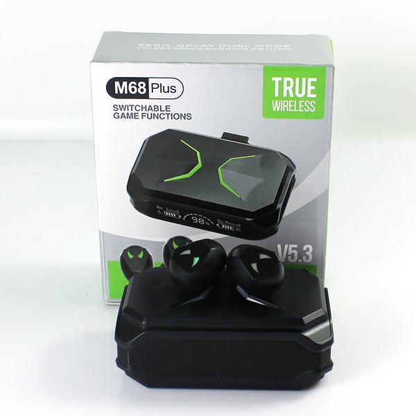 

m68 plus tws in ear earphones led display hifi stereo bt 5.0 waterproof tws m68plus earphone headphones m68 earbuds