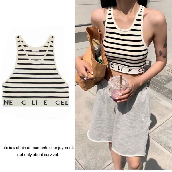 

Designer Clothes Women Knits Vest Tees Summer Dress Ladies Sexy Off Shoulder Sleeveless Shirts Slim Tshirt Casual Versatile, #12