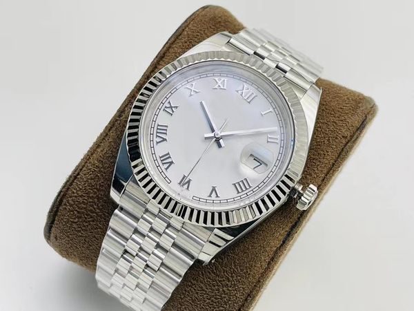

men's automatic mechanical watch stainless steel super luminous watch ladies waterproof watch, Slivery;brown