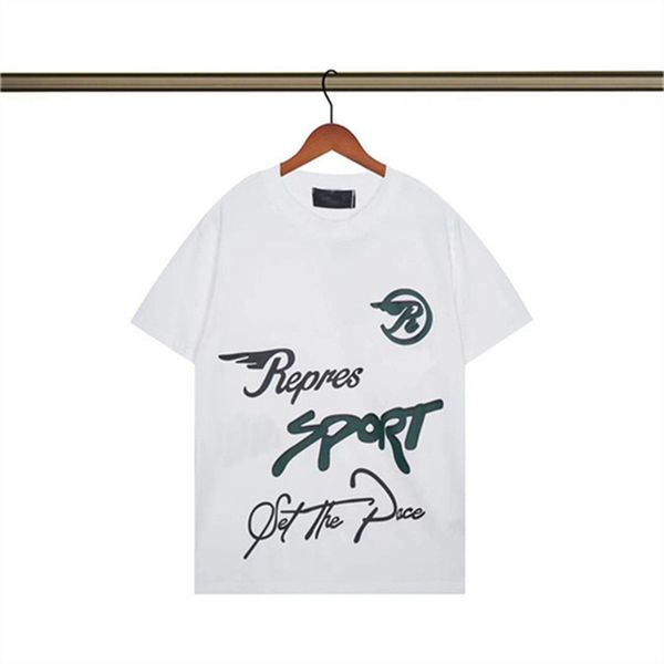 

new luxury men's t-shirt men's designer cotton round neck printed letter logo fashion casual fashion brand t-shirt loose men', White;black