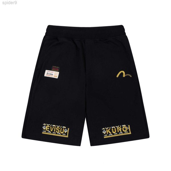 

2023 summer new shorts fashion fushen capris printing brand japanese casual elastic rope m-xxl 8 55ah, White;black