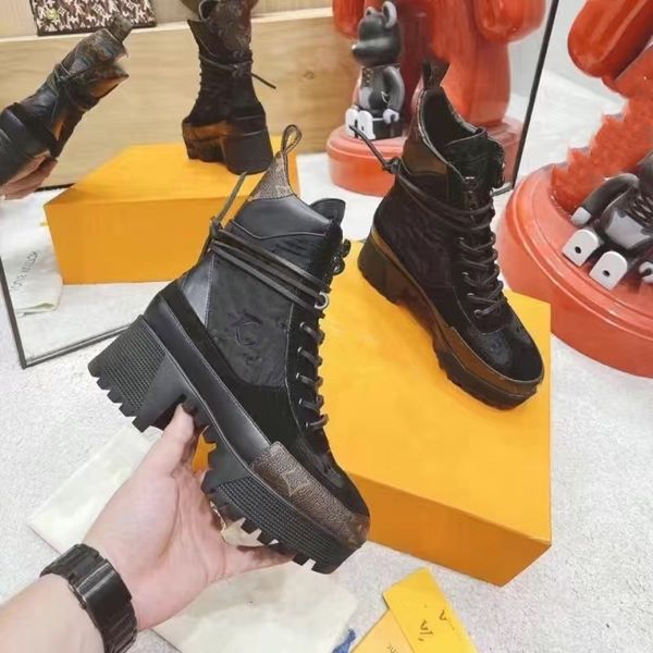 

designer beaubourg ankle boot women classic chelsea boot 4cm leather jacquard textile shoes fashion laureate desert boot 07, Black