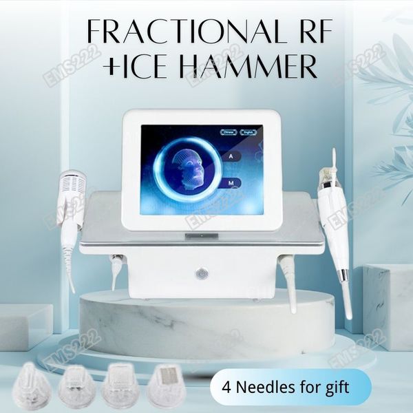 

fractional rf microneedle+ice hammer machine radio frequency micro-needle anti-acne skin lifting anti-wrinkle for besuty spa equipment