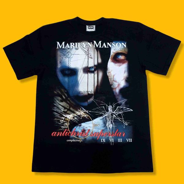 

men's t-shirts men t shirt marilyn manson boot t-shirt j230619, White;black