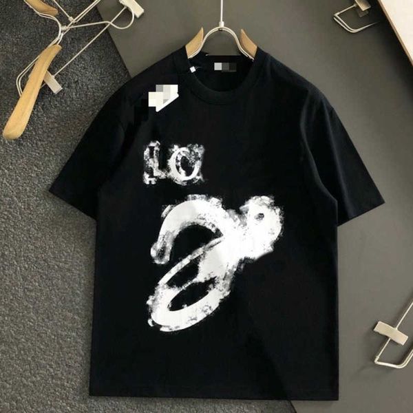 

fashion mens tshirt designer sweatshirt american graffiti printed tee cotton men pullover round neck hip hop tshirts luxury polos, White;black