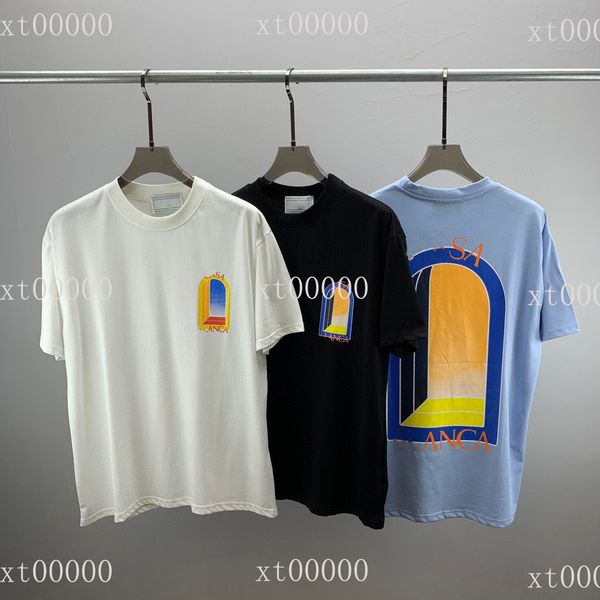 

22ss designer letter printed t shirts tee sweatshirt fashion high street short sleeves summer casual t-shirt breathable men women crew neck, Black;brown