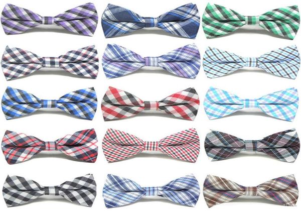 

16colors kids plaids bow tie school uniform accessory props boys girls opening ceremony school opening day performance british sty3597228, Red;brown
