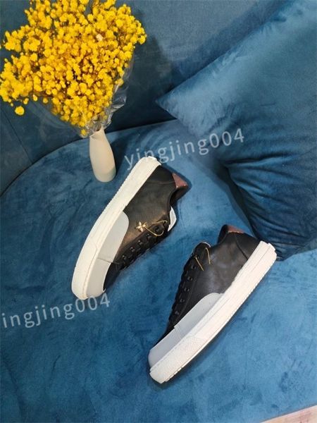 

2023 new luxurys designer sneakers men women canvas lace up flat bottomed fashionable comfortable casual shoe size 35-46, Black