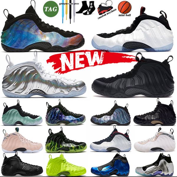 

foamposite men penny hardaway basketball shoes foamposite one shoe cdg white black suede abalone galaxy 1.0 2.0 metallic red royal usa volt