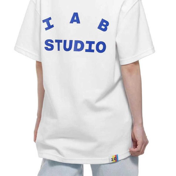 

men's t-shirts anniversary limited 10th iab studio korean china-chic printed letter loose sports cotton round neck short sleeve t-shirt, White;black