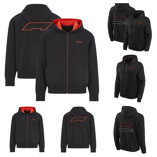 

2023 f1 team clothing men and women fans sweater coat leisure sports racing zipper sweater