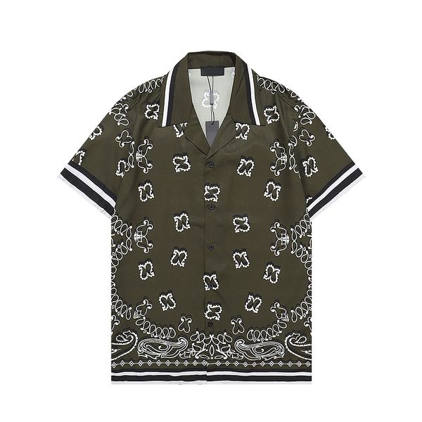 

fashion designer hawaii beach casual shirt set summer men's business shirt short sleeve loose shirt asian size -xxxl a96, White;black