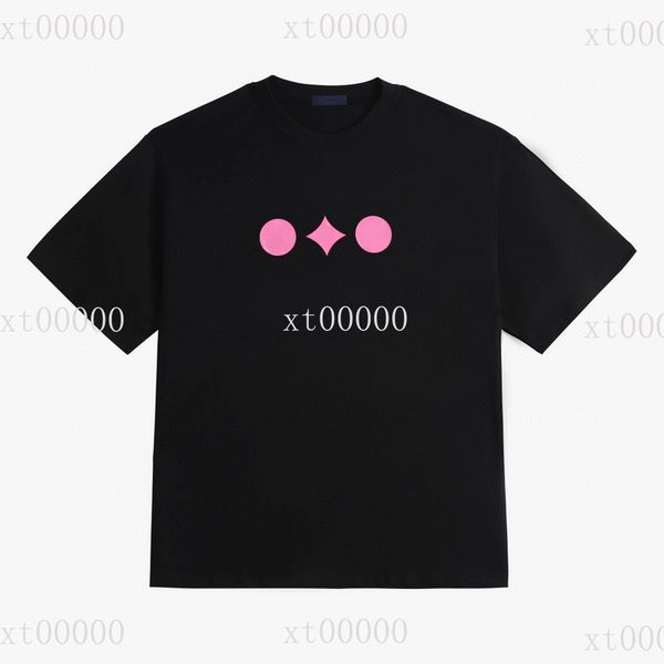 

23ss designer letter printed t shirts tee sweatshirt fashion high street short sleeves summer casual t-shirt breathable men women crew neck, Black;brown