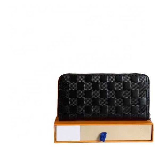 

high-grade grey leather wallet fashion short original quality