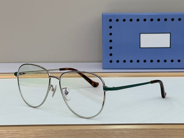 

men and women eye glasses frames eyeglasses frame clear lens mens womens 0577 gx latest random box, Silver