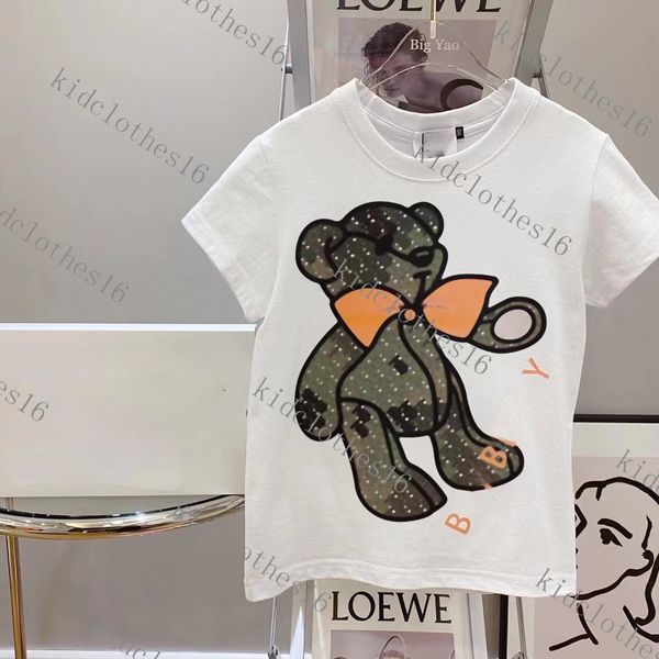 

t-shirts baby designer kid tshirts summer girls boys fashion tees children kids casual letters printed t shirts luxury brand more style te, Blue