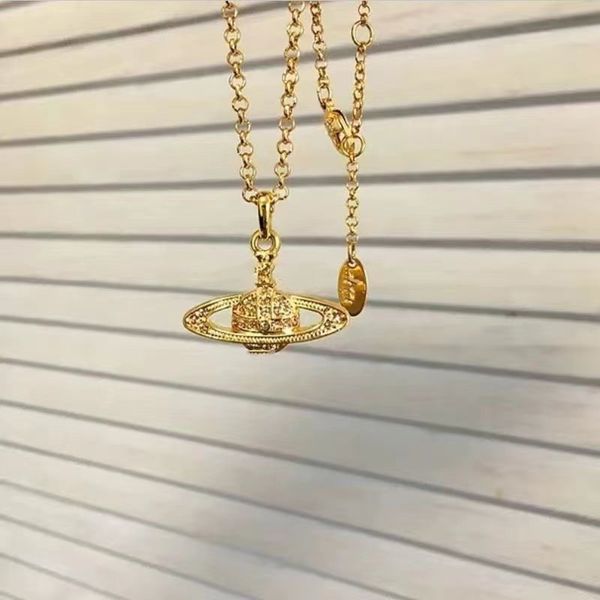 

designer planet necklace western queen fashion punk necklace diamond saturn pendant necklace ladies party jewelry lovers, Silver