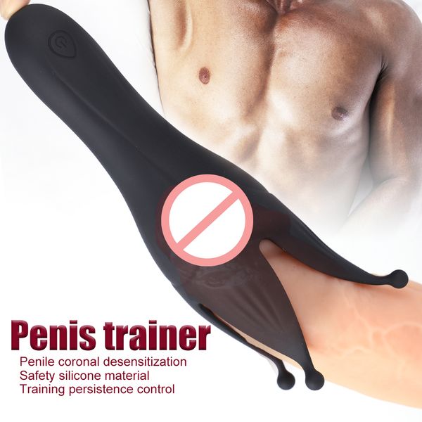 

womens robe glans exercise electric masturbator penile trainer long lasting extended exercise massage vibration aircraft