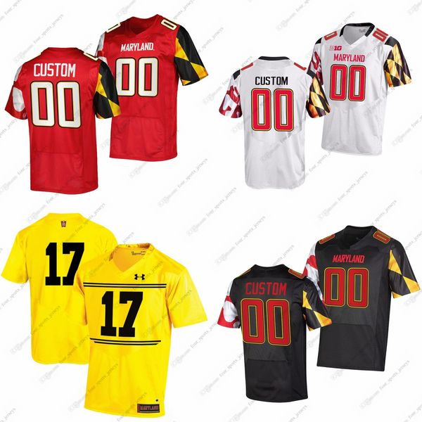 

custom ncaa maryland terrapins college football jerseys prather smith smith jr. wisloski brown dyches howard husbands jennings walker ayedze, Black