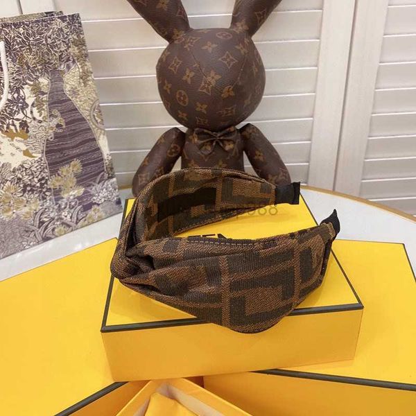 

with box f-letter bowknot women headbands brown classic pattern fashion girls headband hair hoop headwrap christmas gift girlfriend, Silver