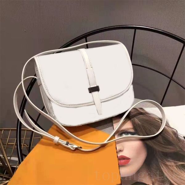 

casual designer bag delicate ladies crossbody bag trendy canvas leather flap borse green blue white woman postman designer purse big capacit