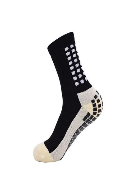 

new men039s sports socks thick towel bottom men039s midtube dispensing nonslip football socks basketball socks sports stoc4631977, Black