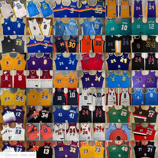 

mitchell and ness west basketball nowitzki jersey authentic los blackmamba shawn kemp mutombo williams olajuwon barkley malone drexler steph, Black;red