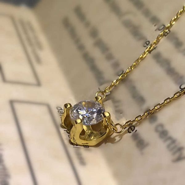 

1tnw internet celebrity cow head single diamond necklace fashion female creative minority simple light luxury unique y034, Black