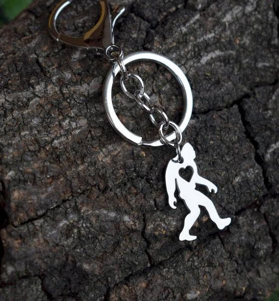 

keychains sanlan 12pcs keychain sasquatchkeychains012346004563, Silver