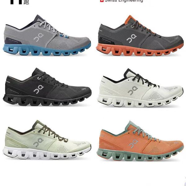 

designer on cloud woman shoes running shoe mesh man sport striped trainning shoes b22 workout sneakers foam runner green white red trainer t, Black
