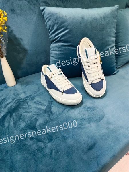 

2023 new designers sneaker casual shoe white black leather womens mens high-quality flat lace up trainers sneakers size 35-46