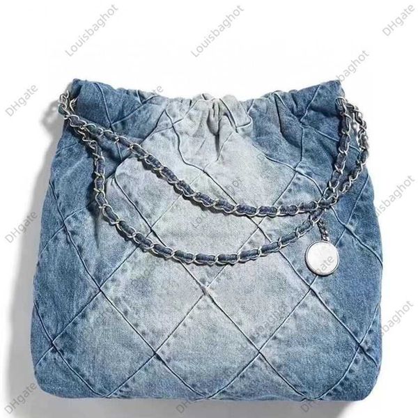 

denim bag gradient chain bag size 36.36cm. small size 31.30cm