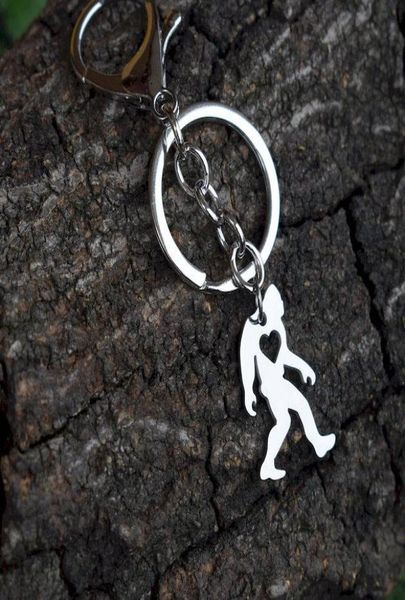 

keychains sanlan 12pcs keychain sasquatchkeychains012347179411, Silver
