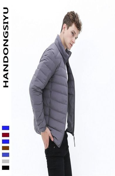 

ll men039s yoga short thin down jacket outfit solid color puffer coat sports winter outwear 4 colors s3xl6266974