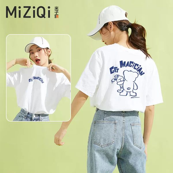 

women's t-shirt short sleeves tshirt designer t shirt lady hoodie letters printed cotton tee anine bing summer fashion women cresw neck, White;black