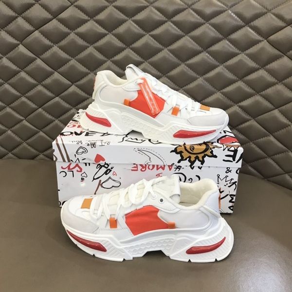 

brand mens casual shoes designers sneaker lace-up outdoor shoes fashion men' casual designer shoes 02, Black