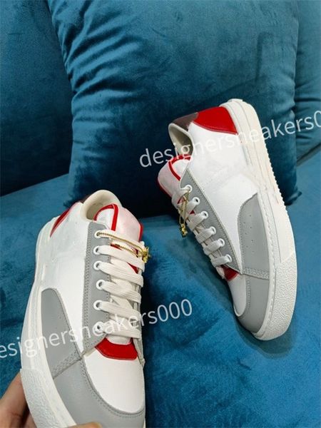 

luxury designers sneaker casual shoe white black leather womens mens high-quality flat lace up trainers sneakers size 35-46