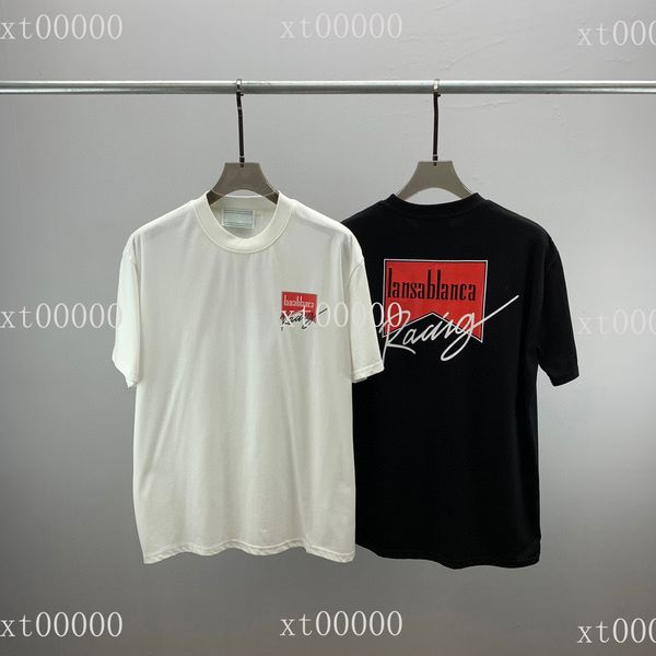 

22ss designer letter printed t shirts tee sweatshirt fashion high street short sleeves summer casual t-shirt breathable men women crew neck, Black;brown